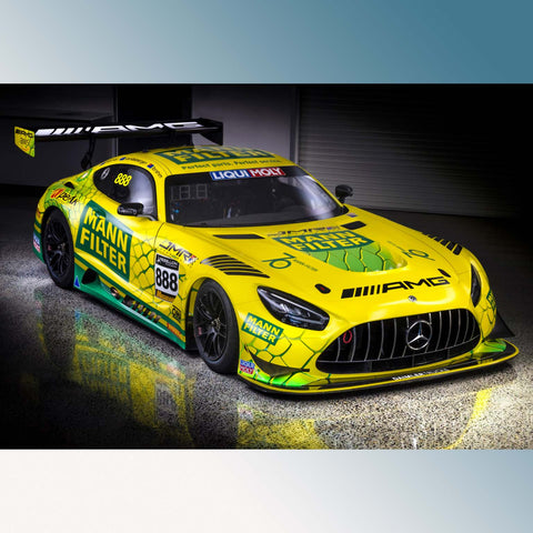 1:18 Scale 2022 Bathurst 12 Hour #888 Mercedes-AMG GT3 Feeney/Shane van Gisbergen/Ibrahim Model