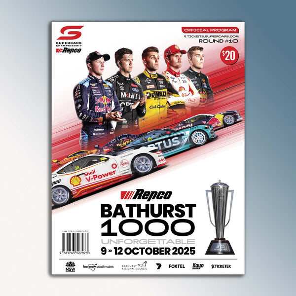 Supercars Foxtel Kayo 2025 Repco Bathurst 1000 Official Program