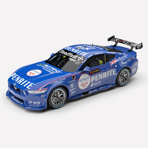 1:43 Scale 2024 Sandown 500 #19 Ford Mustang Payne/Tander Model (PRE-ORDER) (50% DEPOSIT, $99 FULL PRICE)