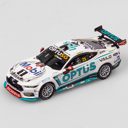 1:43 Scale 2023 Sydney SuperNight #25 Ford Mustang Chaz Mostert Model