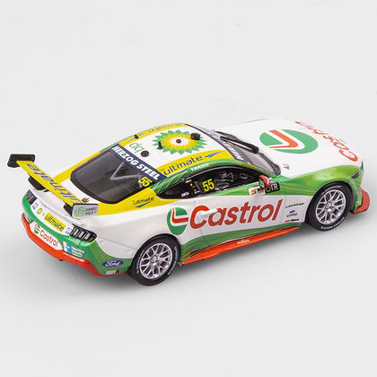 1:43 Scale 2023 The Bend Race 21 Pole #55 Ford Mustang Thomas Randle Model