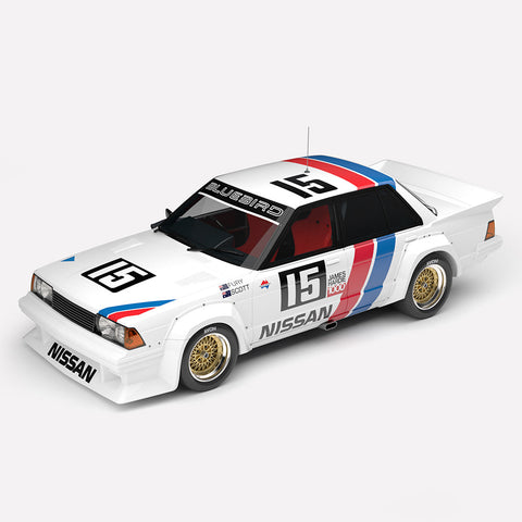 1:43 Scale 1984 Bathurst 1000 Pole Position #15 Nissan Bluebird Fury/Scott Model (PRE-ORDER) (50% DEPOSIT, $99 FULL PRICE)