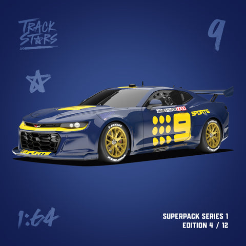 1:64 Scale TrackStars 1982 Tribute #9 Chevrolet Camaro Star Car Model