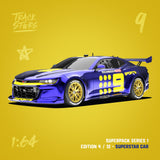 1:64 Scale TrackStars 1982 Tribute #9 Chevrolet Camaro Star Car Model