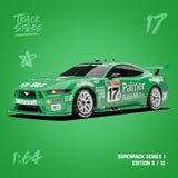 1:64 Scale TrackStars 1985 Tribute #17 Ford Mustang Star Car Model