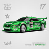 1:64 Scale TrackStars 1985 Tribute #17 Ford Mustang Star Car Model