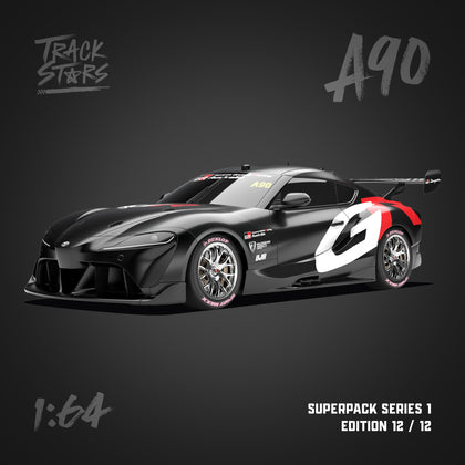 1:64 Scale TrackStars 2025 Bathurst 1000 #A90 Toyota Supra Launch Model