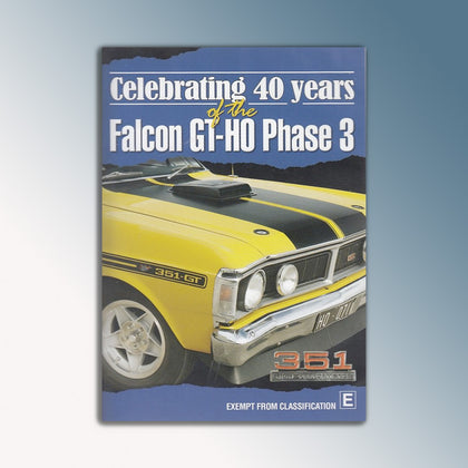 Celebrating 40 Years of the Falcon GT-HO Phase 3 DVD