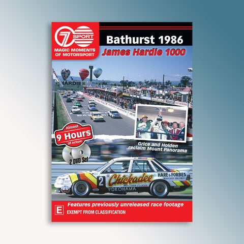 Bathurst 1986 James Hardie 1000 DVD