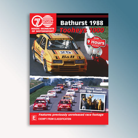 Bathurst 1988 Tooheys 1000 DVD