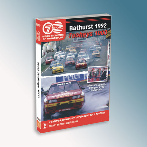 Bathurst 1992 Tooheys 1000 DVD